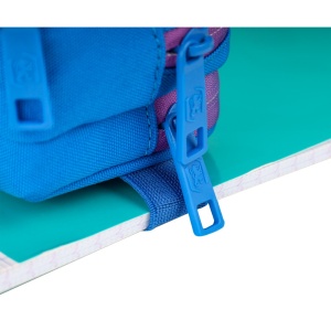 Penar tip etui dreptunghiular Oxford Gradient, albastru / roz - Img 11