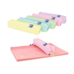 Penar tip etui dreptunghiular Oxford Kangoo Live & Go Mini, mix culori pastel