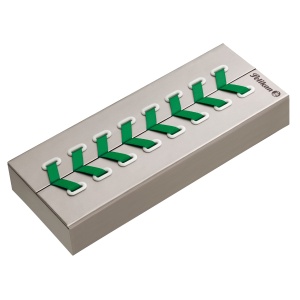 Pix Editie Speciala Green White Souverän® K605, accesorii placate argint - Img 3