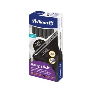 Pix Stick Hang K86H, unica folosinta, mina neagra, set 12 buc in cutie carton