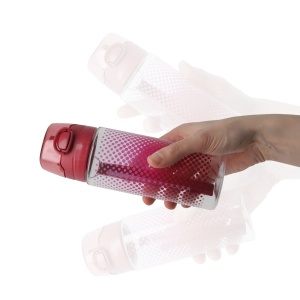 Sticla de apa 500 ml BPA free, culoare roz - Img 6