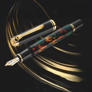 Stilou Art Collection Glauco Cambon Souverän® M600, penita F aur 14k - Img 2