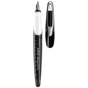 Stilou my.pen, penita M, negru/alb, blister