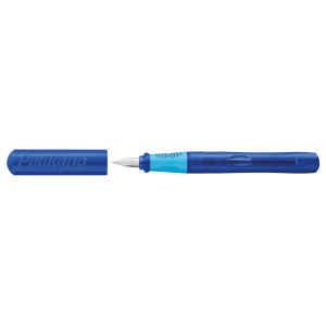 Stilou Pelikano Junior, penita A pentru dreptaci, grip ergonomic, culoare albastru - Img 3