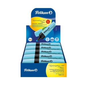 Textmarker evidentiator 490, culoare albastru pastel, vrac - Img 4