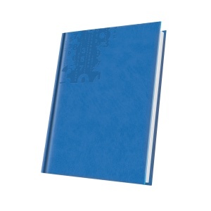 Agenda nedatata Marmora, format A5, 224 pagini, culoare albastru