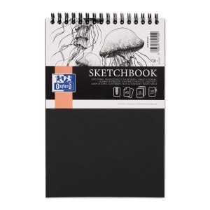Bloc desen Sketchbook A5 cu spira dubla, 50 file, hartie 100g/mp