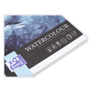 Bloc desen Watercolour A4, 20 file, hartie 300g/mp, colectia Oxford Artistic - Img 2