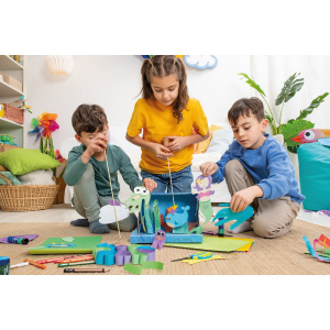 Bloc hartie color pentru activitati creative, format A3, 10 file, 10 culori - Img 2