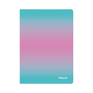 Caiet A5, 80 file patratele, Color Edition, culoare roz / menta