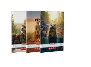 Caiet A5 Tip I, motiv Funny Wildlife - Img 1