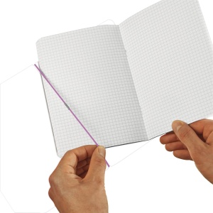 Caiet my.book flex A4, 2x40 file, dictando+patratele, motiv New Batik Freedom - Img 3