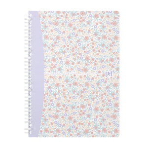 Caiet Oxford Floral B5 60 file, hartie Optik 90g, dictando, diverse culori - Img 5