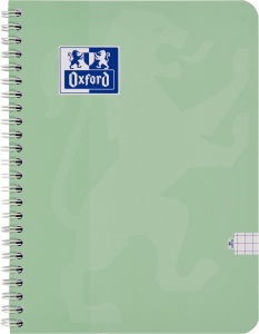 Caiet Oxford Touch Pastel, A4 80 file, hartie Optik 90g/mp, spira dubla, scribzee, patratele, diverse culori pastel - Img 4