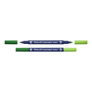 Carioca Colorella Twin C304, bicolore (20 culori), include highlighter, set 10 - Img 10