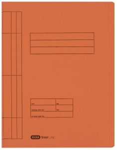 Dosar sina Elba Smart A4, carton 250g/mp, capacitate 200 file, culoare portocaliu - Img 1