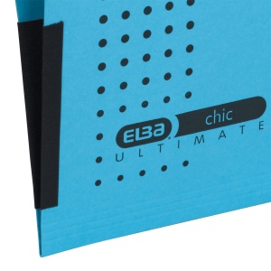 Dosar suspendat cu burduf Elba Ultimate A4, carton 240g/mp, capacitate 330 file, culoare albastru - Img 5