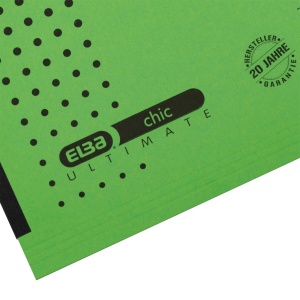 Dosar suspendat cu burduf Elba Ultimate A4, carton 240g/mp, capacitate 330 file, culoare verde - Img 7