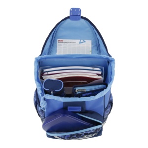 Ghiozdan echipat UltraLight Plus, motiv Blue Shark - Img 5