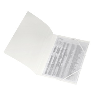 Mapa A4 15 mm, alb translucid - Img 2