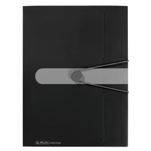 Mapa EOTG A4 30mm inchidere cu elastic, negru - Img 1