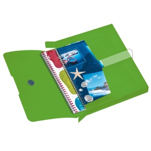 Mapa EOTG A4 40mm, inchidere cu elastic, verde - Img 2