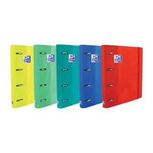 Mapa Oxford EuropeanBinder Touch A4+ cu 4 inele 80 file patratele