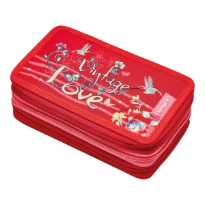 Penar echipat 31 piese, 3 compartimente, motiv Vintage Love