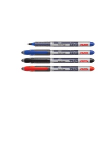 Roller liquid ink Diggy, 0,5 mm, negru, set 12