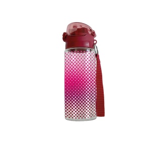 Sticla de apa 500 ml BPA free, culoare roz - Img 2