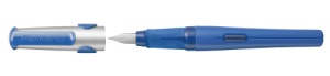 Stilou Pelikano, penita L pentru stangaci, grip ergonomic, culoare albastru - Img 3