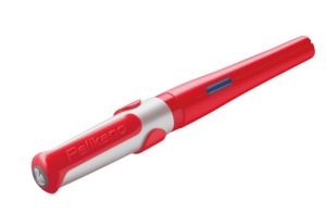 Stilou Pelikano, penita M pentru dreptaci, grip ergonomic, culoare rosu - Img 5