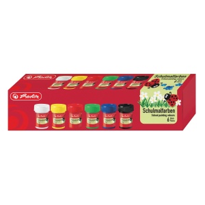 Acuarele guase, set 6 x 20 ml