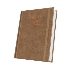 Agenda datata 2027 Premium Deluxe Bolgheri, format A5, 352 pagini, culoare maro