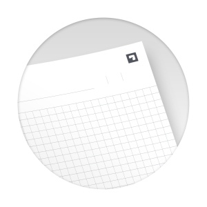 Agenda nedatata Oxford Black n' Red A5 70 file, coperta rigida, spira dubla, scribzee, patratele - Img 5
