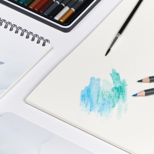 Bloc desen Watercolour A4, 20 file, hartie 300g/mp, colectia Oxford Artistic - Img 3