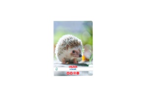 Caiet A5, 48 file, 70g/mp, velin, colturi rotunjite, motiv Animals - Img 3