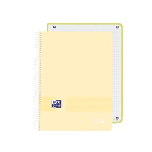Caiet Oxford Europeanbook 1 Live & Go A4+ 80 file, Write & Erase, scribzee, patratele, mix culori pastel - Img 7
