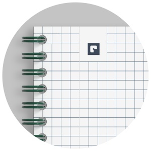 Caiet Oxford Origins, A4+ 70 file, hartie Optik 90g/mp, spira dubla, scribzee, patratele, culoare verde - Img 5