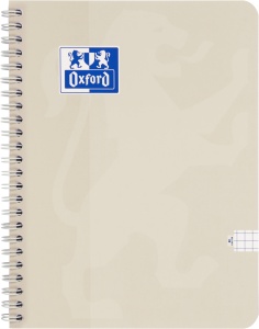 Caiet Oxford Touch Pastel, A4 80 file, hartie Optik 90g/mp, spira dubla, scribzee, patratele, diverse culori pastel - Img 5