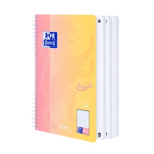 Caiet Oxford Touch Pastel Duo B5 80 file, hartie Optik 90g/mp, scribzee, punctat, mix culori - Img 7