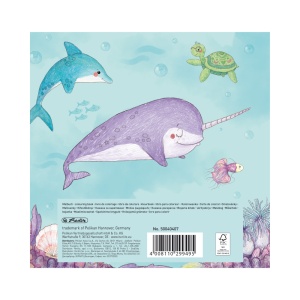 Carte de colorat 20x20 cm, 24 file, motiv Mermaid - Img 3