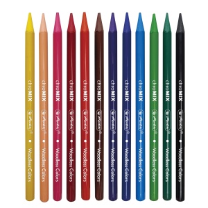 Creioane colorate rotunde, fara lemn, mina 7.2 mm, set 12 - Img 2