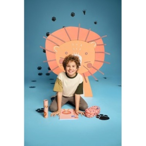 Creioane colorate rotunde Oxford Kids, mina 3 mm, set 26, include argintiu si auriu, diverse motive - Img 13