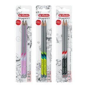 Creion grafit my.pen, mina HB, set 2