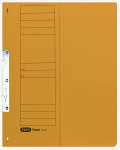 Dosar de incopciat Elba Smart A4 1/2, carton 250g/mp, capacitate 200 file, culoare galben