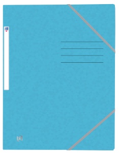 Dosar mapa Oxford TopFile A4, carton 390g/mp, capacitate 200 file, culoare turcoaz - Img 1