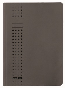 Dosar plic Elba Chic A4, carton 320g/mp, capacitate 100 file, culoare antracit - Img 1