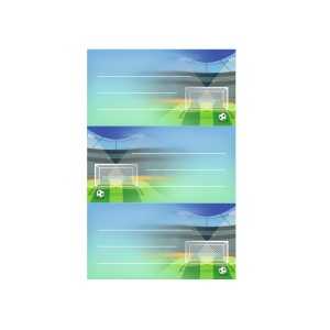 Etichete scolare Stadion set 3X3 coli - Img 1
