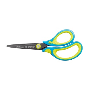 Foarfeca griffix pentru dreptaci, neon fresh, varf ascutit, 15 cm - Img 3